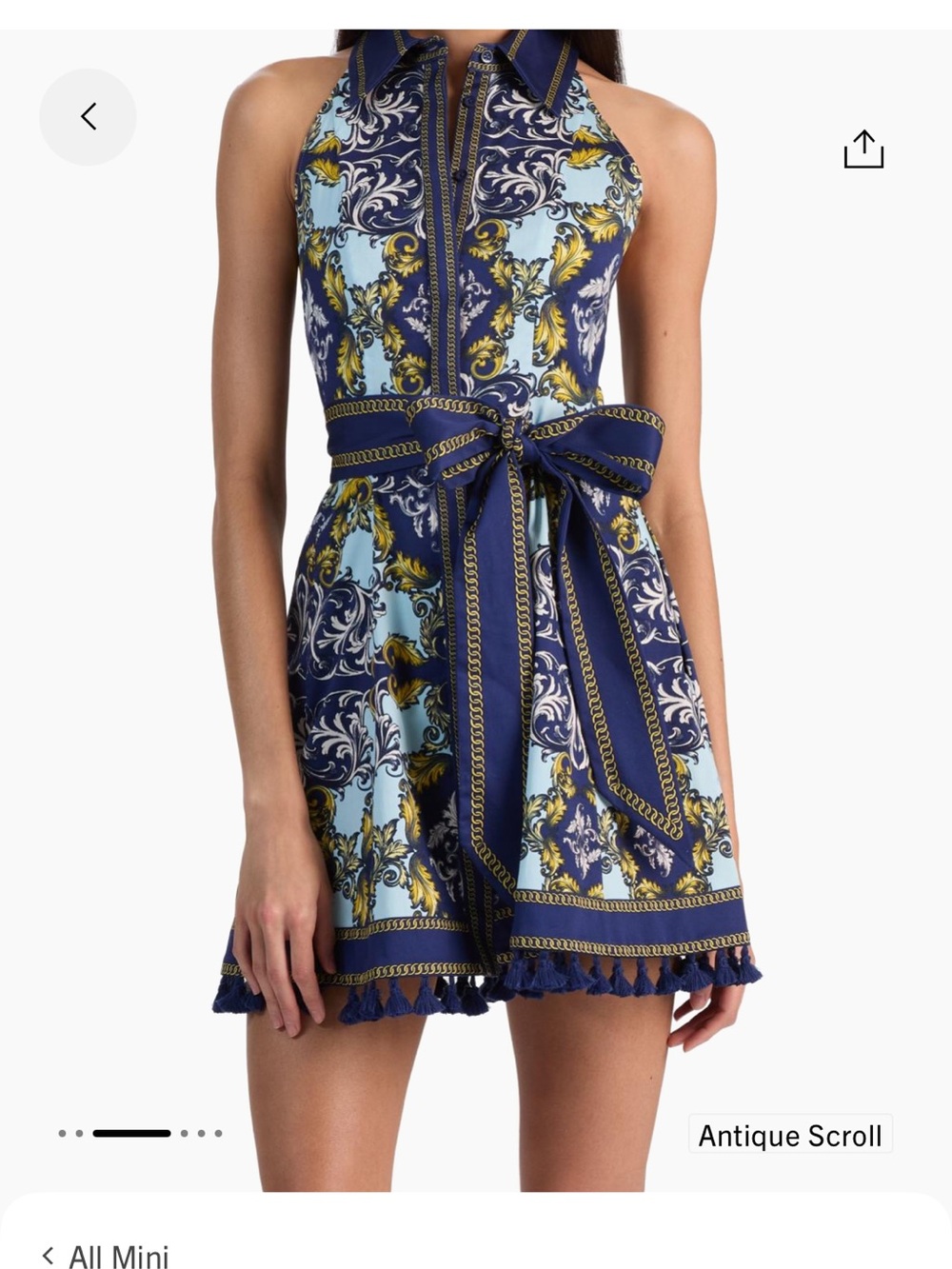Alice + Olivia Lucy dress chain print - Picture 5 of 12